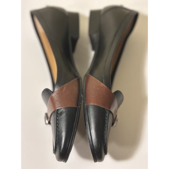 Rare Hermes Leather Kelly Buckle Loafer Women Size 37 US 6.5 Good Cond. W/ Dust - Picture 10 of 16